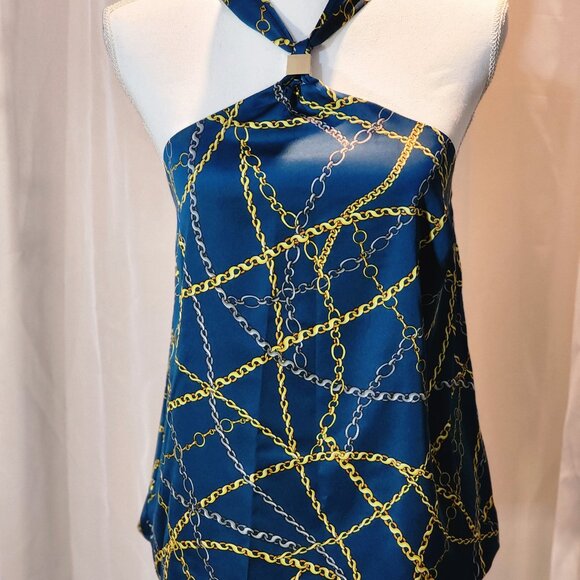 NWT- Multicolor Women's Halter Top - Picture 1 of 3